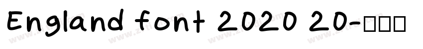 England font 2020 20字体转换